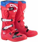 Alpinestars Tech 5 Motocross Boots - Bright Red Dark Red Alpine Blue a