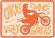 Oxford Garage Metal Sign: Chicks Dig Ugly Bikers