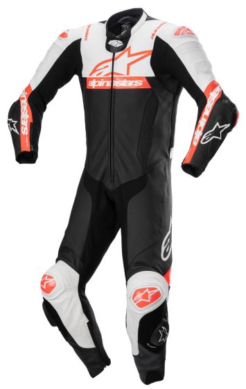 Alpinestars Missile V2 Ward One-Piece Suit - Black/White/Fluo Red