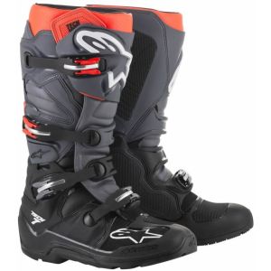 Alpinestars Tech 7 Enduro Boots - Black Grey Red