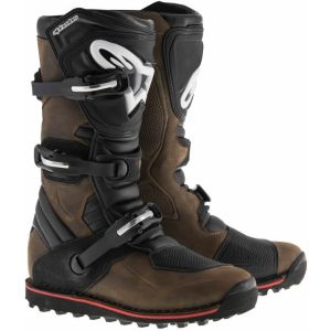Alpinestars Tech T Trials Boots - Brown Oiled