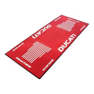 BikeTek Series 3 Ducati Logo Garage Mat (190 X 80cm)