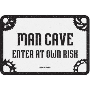 Oxford Garage Metal Sign: MAN CAVE