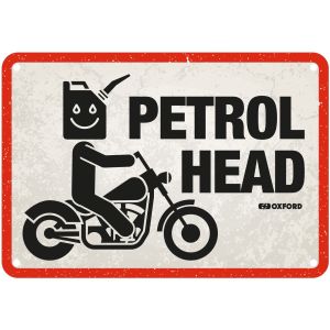 Oxford Garage Metal Sign: Petrol Head