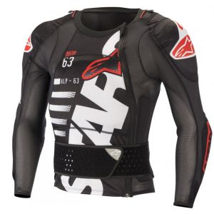 Alpinestars Sequence Protection Long Sleeve Jacket - Black/White/Red