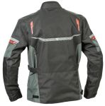 Lindstrands Backafall Textile Jacket - Black/Grey - rear