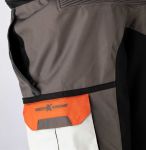 RST Pro Series Adventure-Xtreme CE Textile Trousers - Grey/White/Orange