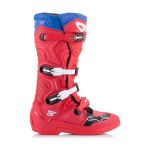 Alpinestars Tech 5 Motocross Boots - Bright Red Dark Red Alpine Blue b