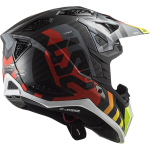 LS2 MX703 X-Force - Barrier Hi-Vis Yellow/Red